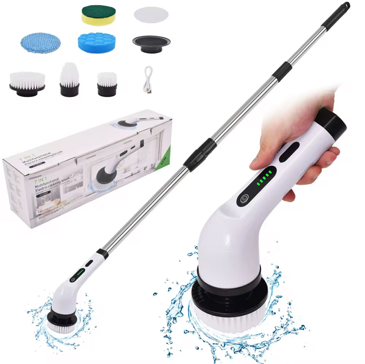 9-in-1 Electric cleaning brush